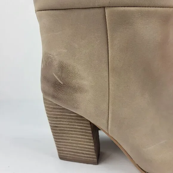 STEVE MADDEN CROFT TAN Women's LEATHER KNEE HIGH BOOTS SIZE 9.5W - Picture 10 of 16